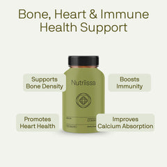 Nutriissa ADK 20 label detail focusing on purity and potency.
