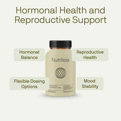 Nutriissa Divine Feminine bottle label with 40:1 ratio and vegan formulation