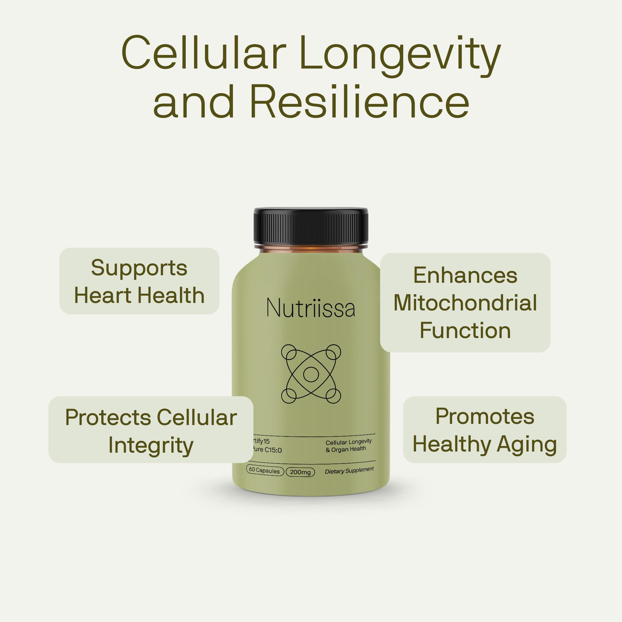 Fortify15 capsules close-up reveals smooth texture ideal for easy swallowing.