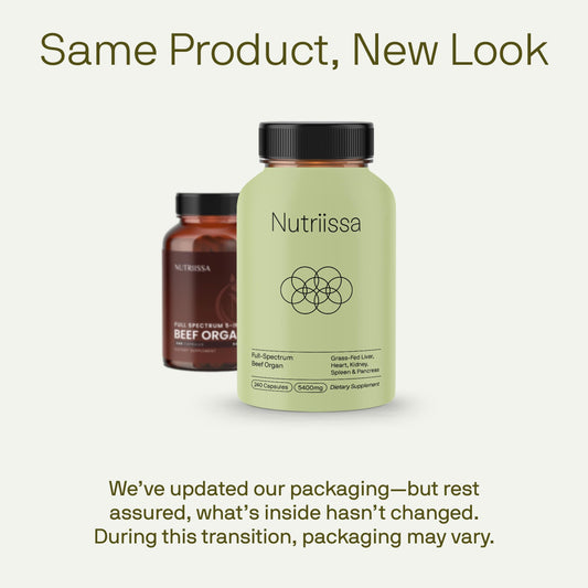 Nutriissa capsules close-up showing compact capsules for convenient daily use.