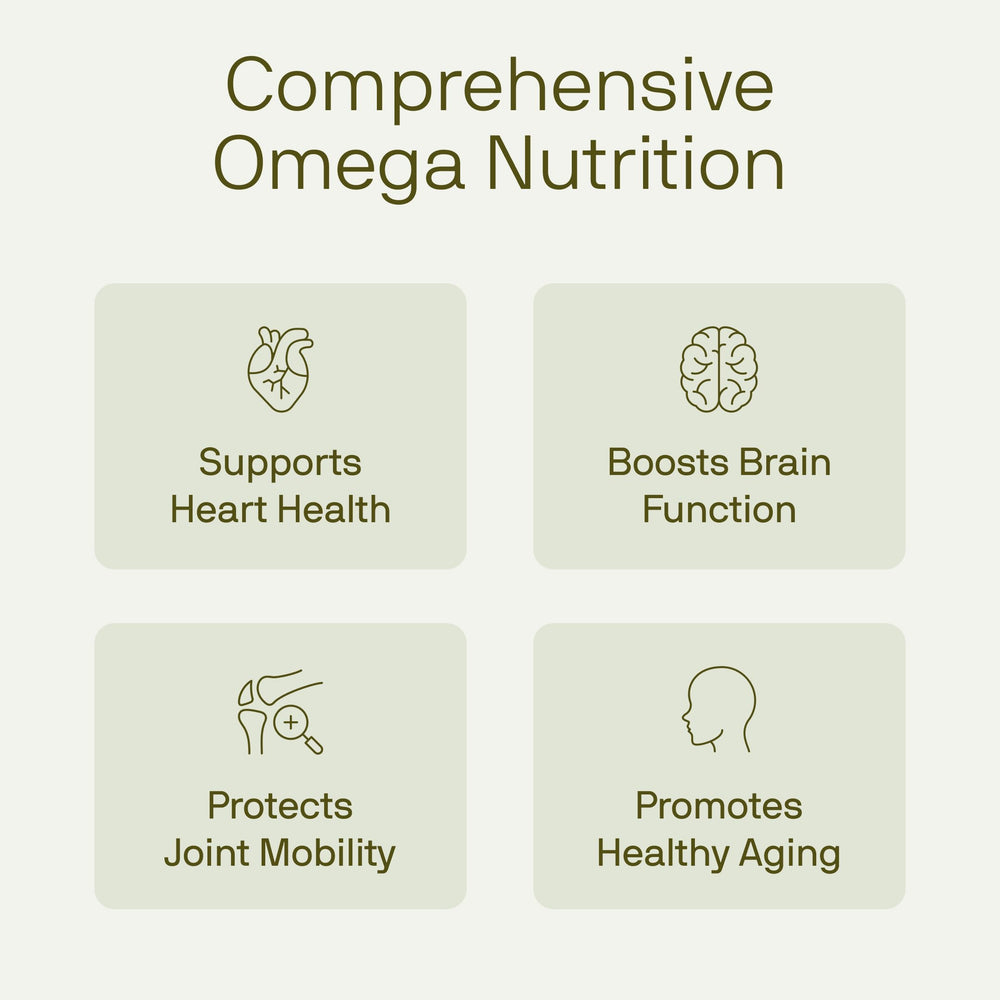 Nutriissa omega-3 breakdown chart showcasing EPA, DHA, DPA
