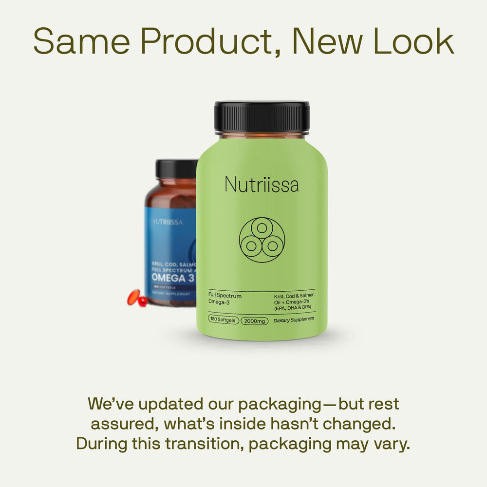 Nutriissa omega-3 softgels close-up halallabeled for daily use