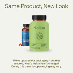 Nutriissa omega-3 softgels close-up halallabeled for daily use