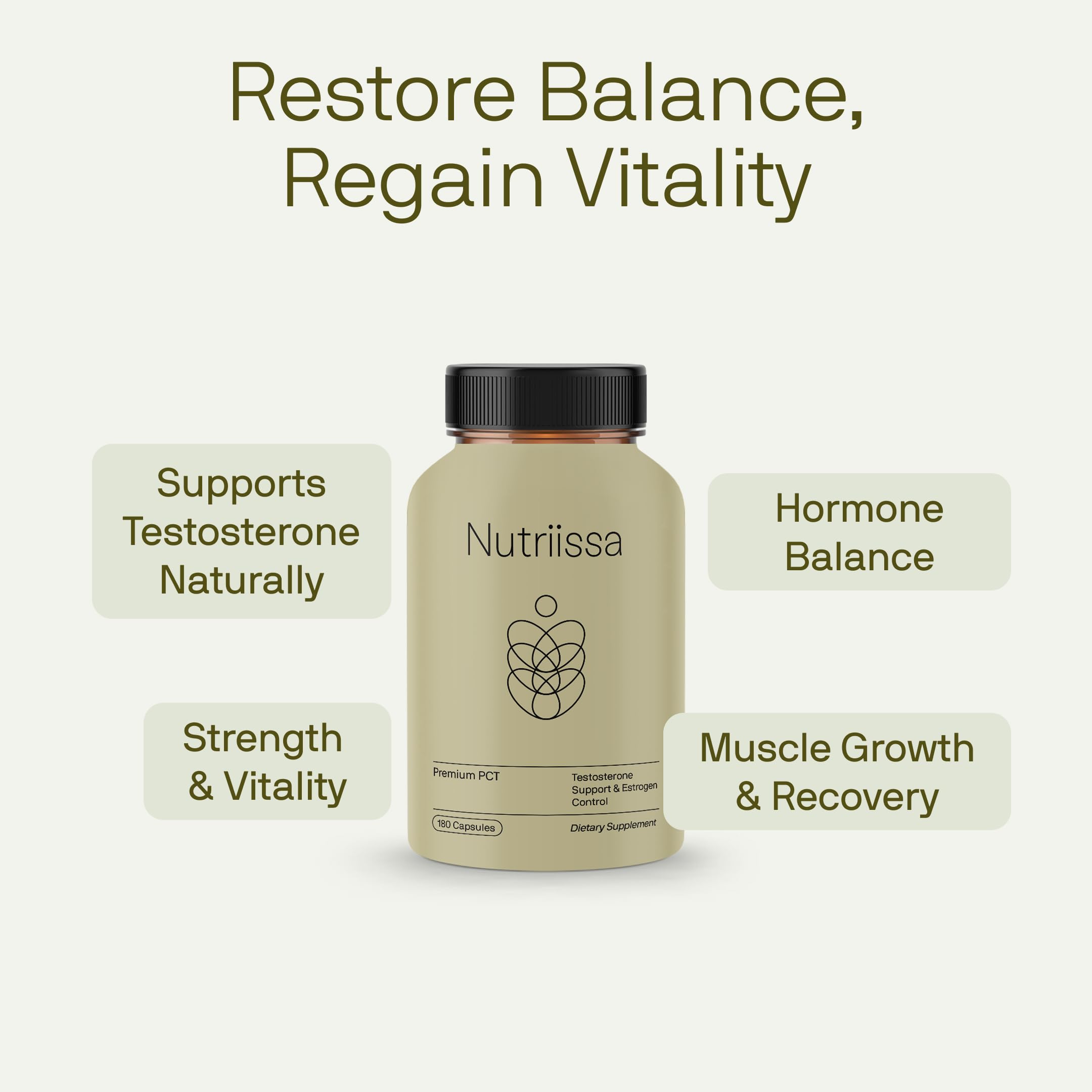 Nutriissa PCT QR code on label for potency verification