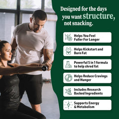 Nutrimend IQ GLP-1 bottle back reveals nutrition facts for informed choices.