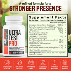 Nutrimend IQ Ultra Test Pro capsules display for easy daily supplementation.