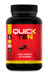 Nutriment Quick Ten bottle with front label showing brand and metabolic support.