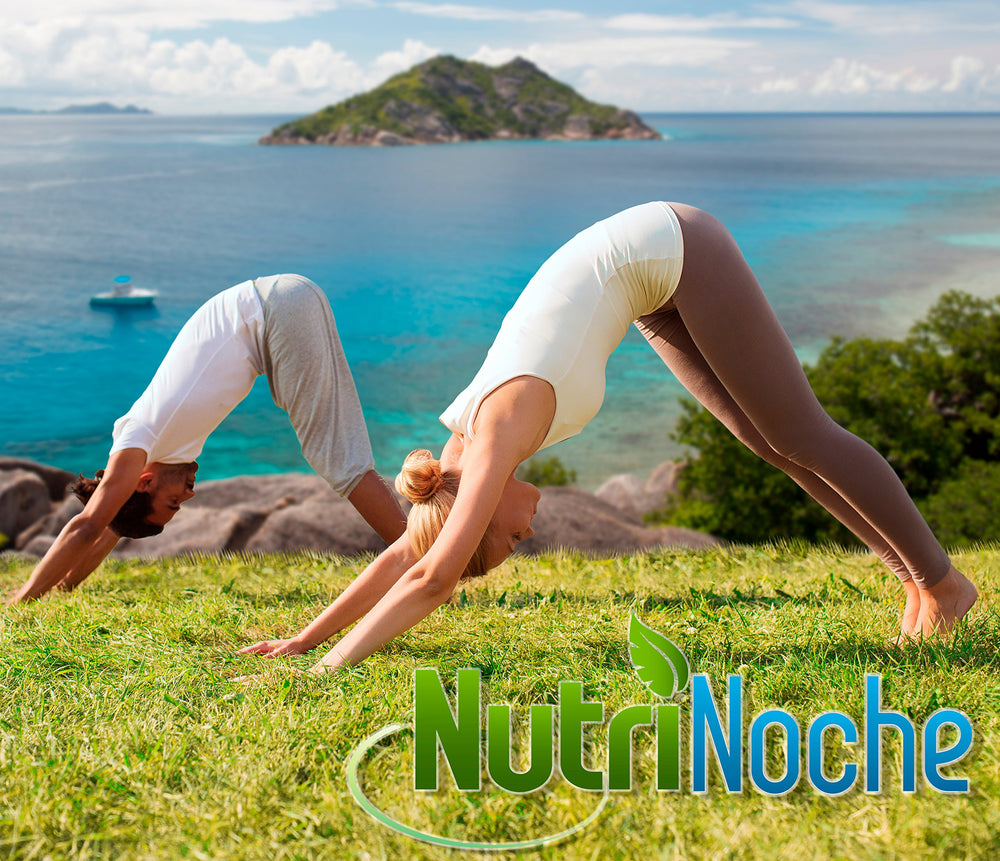 NutriNoche product shot with calm, focused vibe, hinting at mental clarity support.