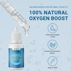NutriNoche Liquid Oxygen Drops beside a glass signals quick recovery use.