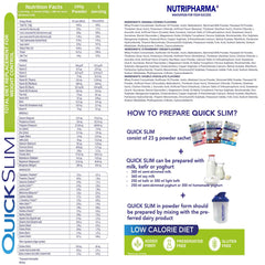 Nutripharm Quick Slim box of 30 sachets for home or travel