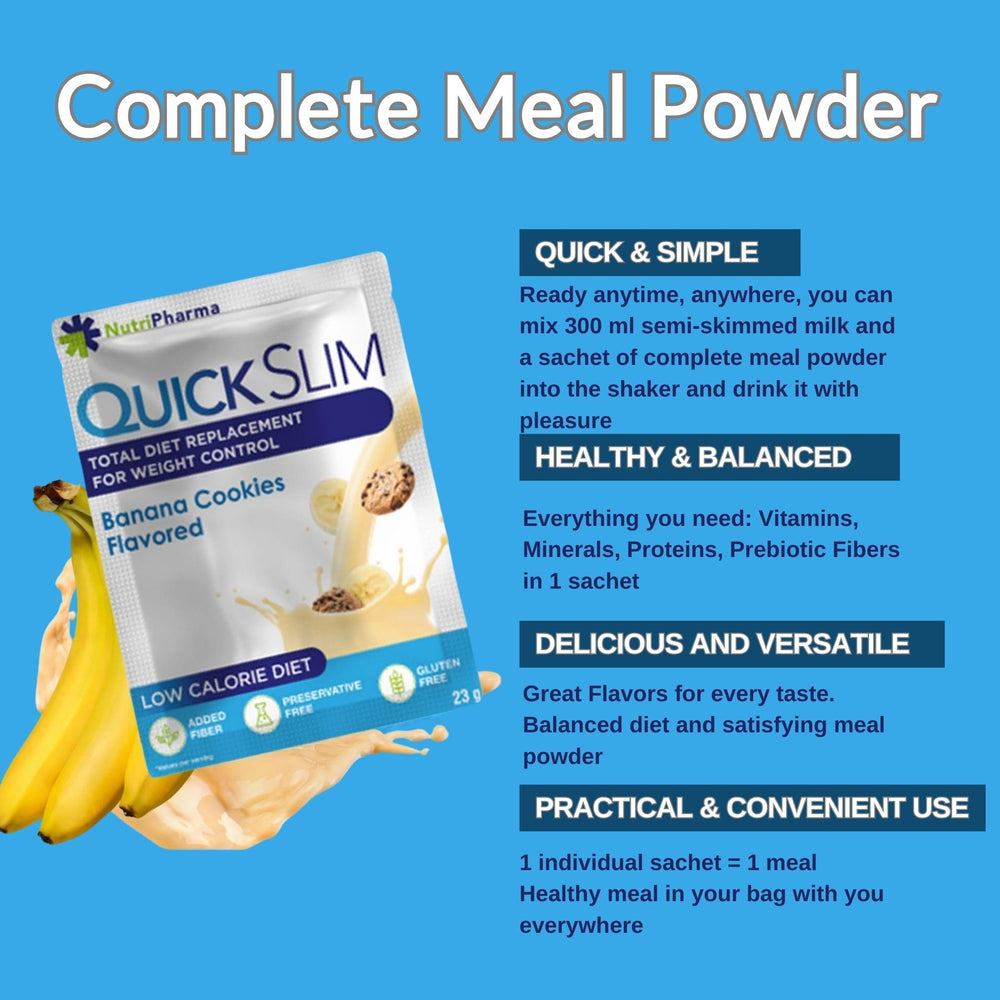 NUTRIPHARMA Quick Slim gluten-free label confirms a mindful choice.