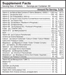 Nutripia Dr. K Multi Plus 29 organic ingredients for holistic nutrition.