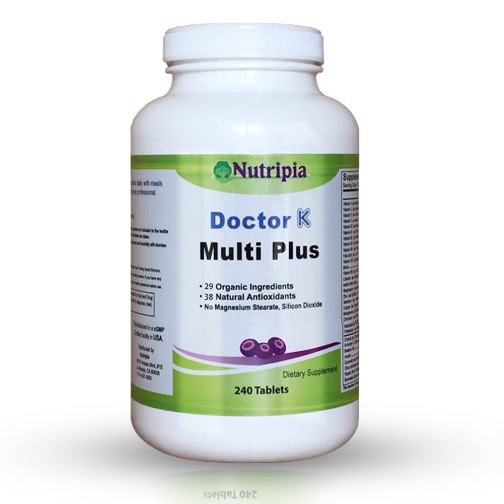 Nutripia Dr. K Multi Plus tablets for daily energy and nutrient intake.