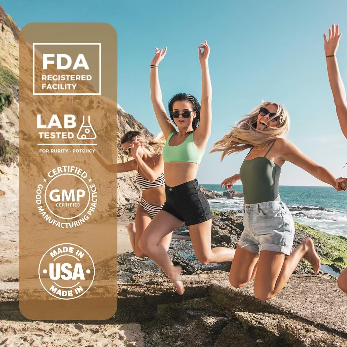 NutriSphere Vitamin D3 & K2 guarantee stamp indicates 30-day refund option.