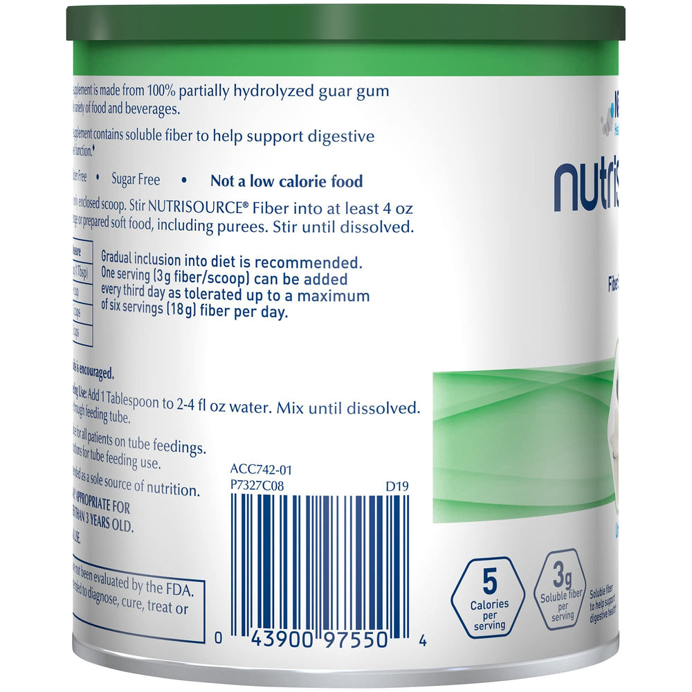 Nutrisource Fiber Powder food application image shows versatile kitchen use