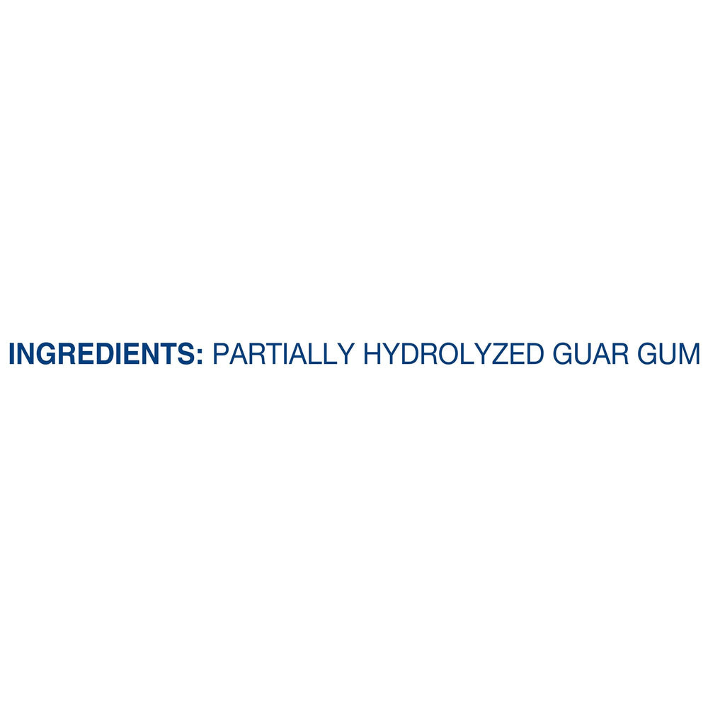 One 4 g packet provides 3 g soluble fiber per serving.