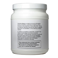 NutriStand Citrulline Malate 810 g jar of pure powder ready to mix