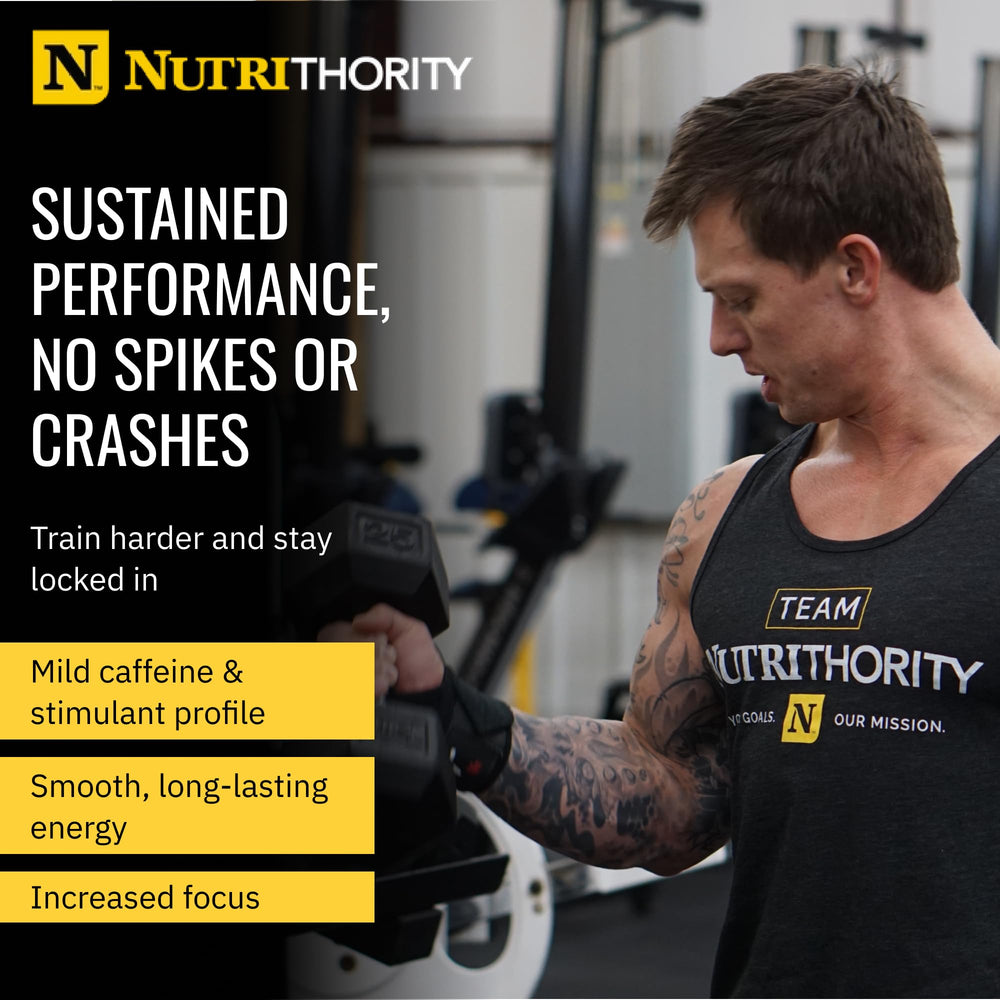 Nutrithority Mr Fusion label closeup emphasizes Citrulline and Nitrosigine ingredients