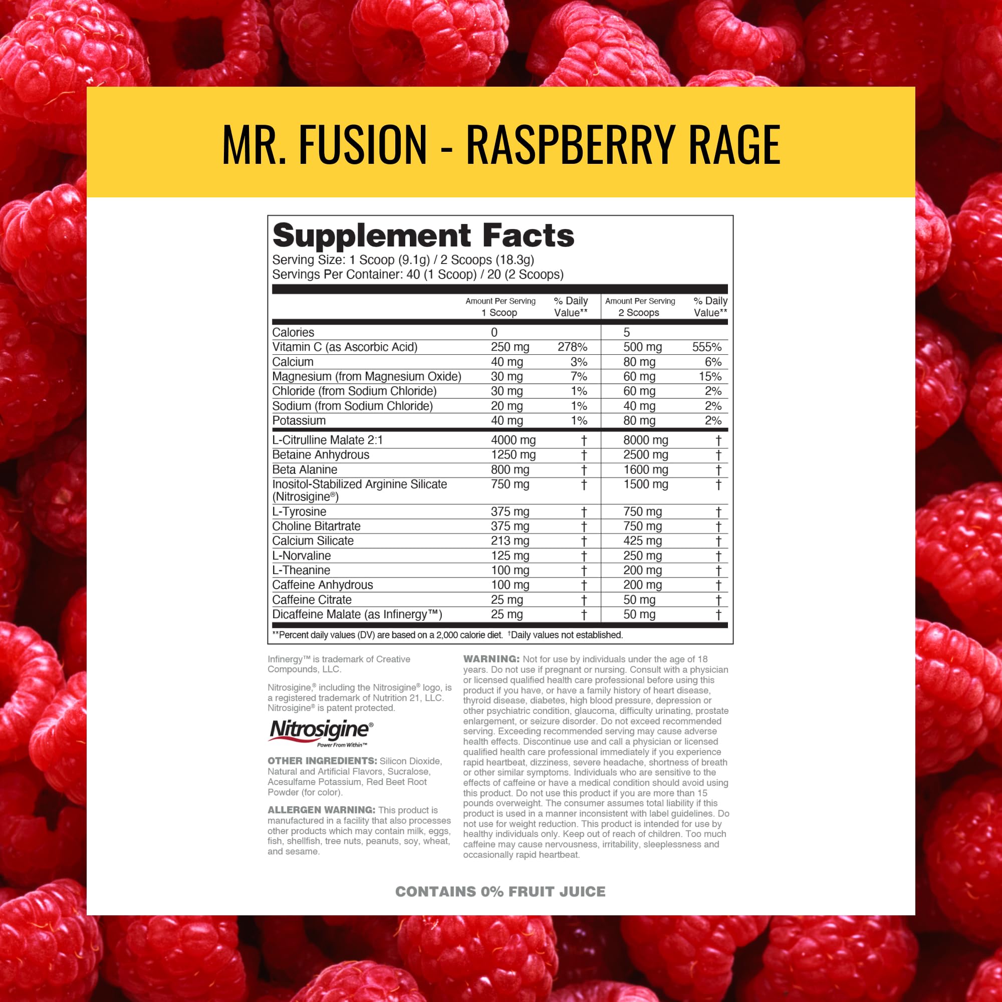 Nutrithority Mr Fusion no creatine note reinforces simple daily use