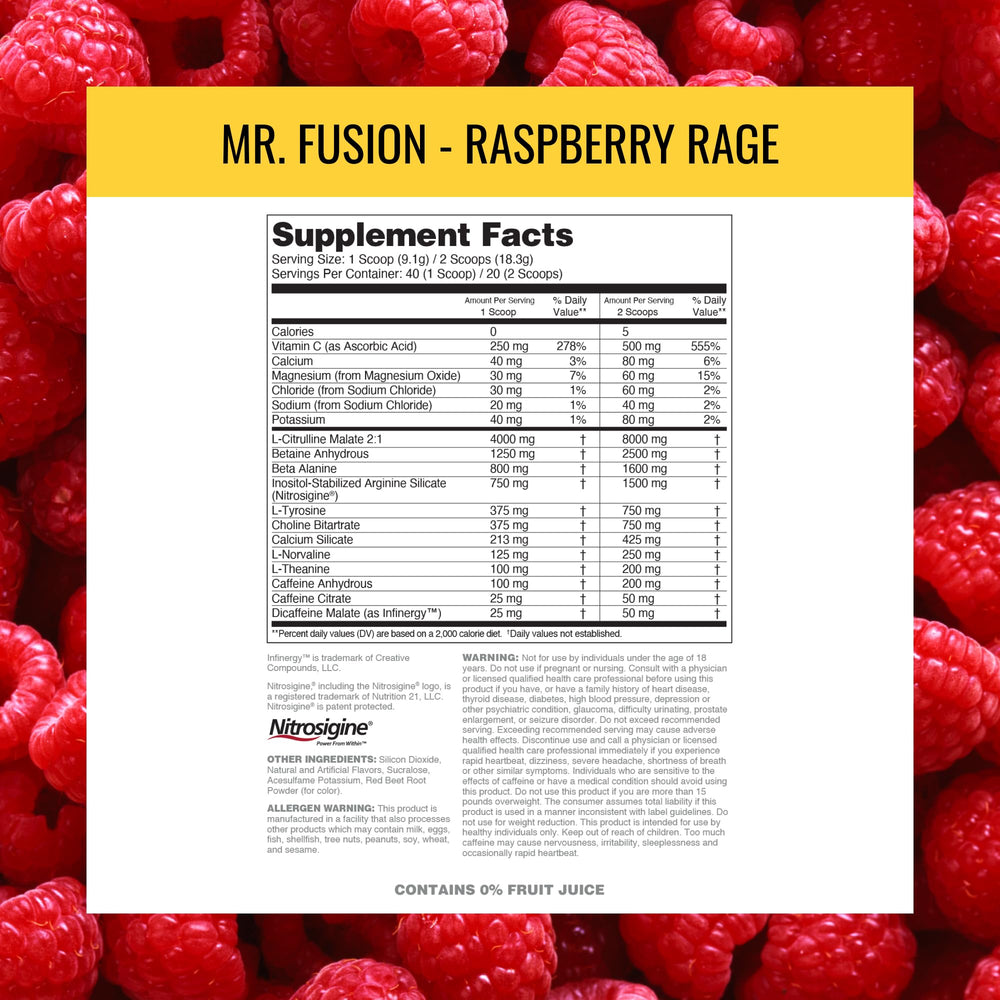 Nutrithority Mr Fusion no creatine note reinforces simple daily use