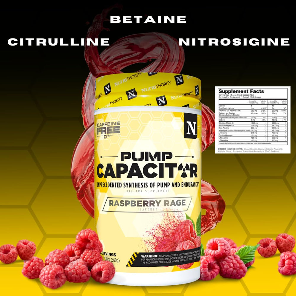 Nutrithority Pump Capacitor mixed drink in a glass illustrating easy endurance support.