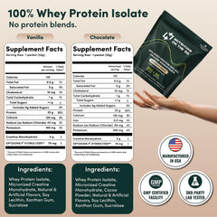 Nutrition On The Go whey isolate with enzymes for smoother digestion.