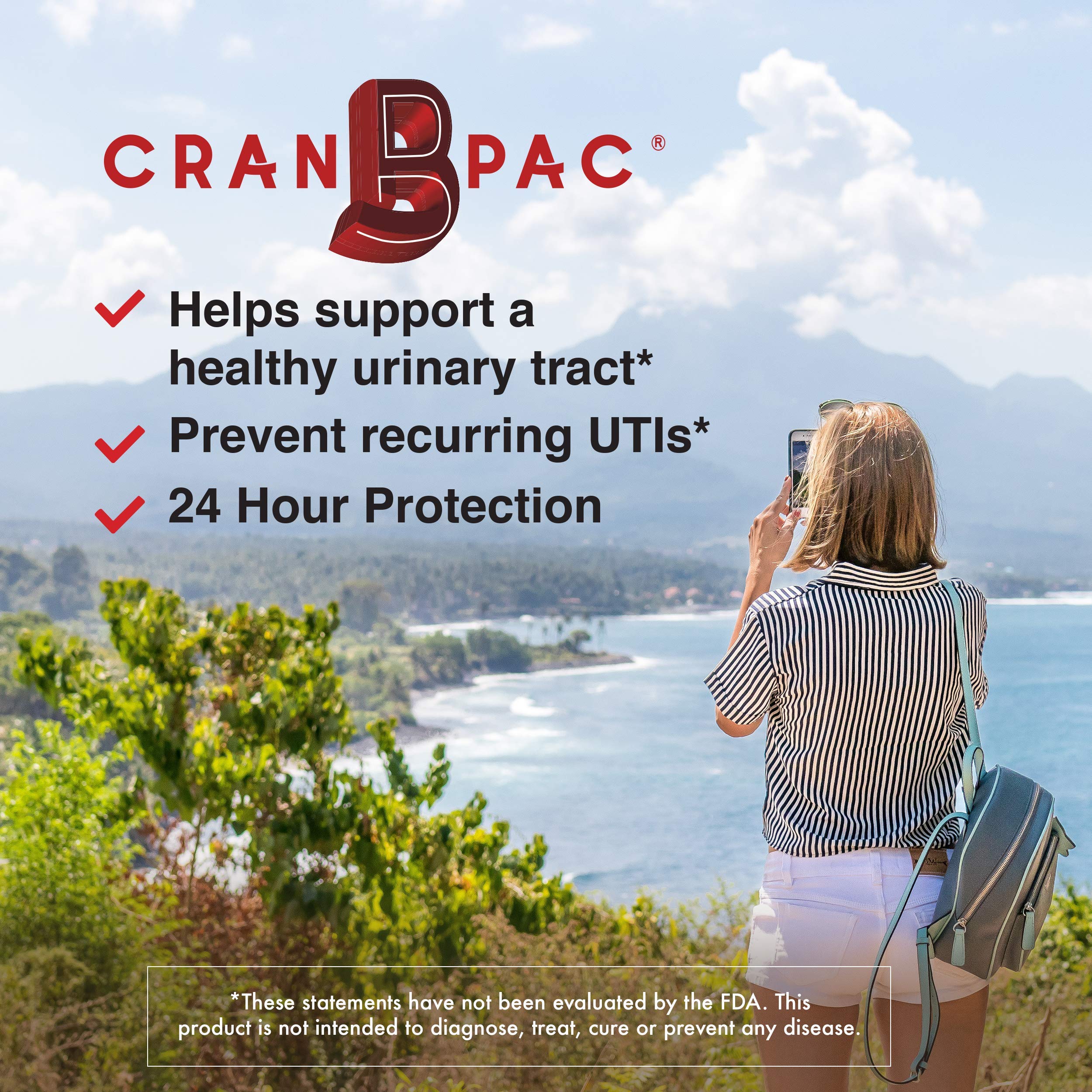 Nutritional Designs Cran-B-PAC liquid supplement ready to mix with drinks