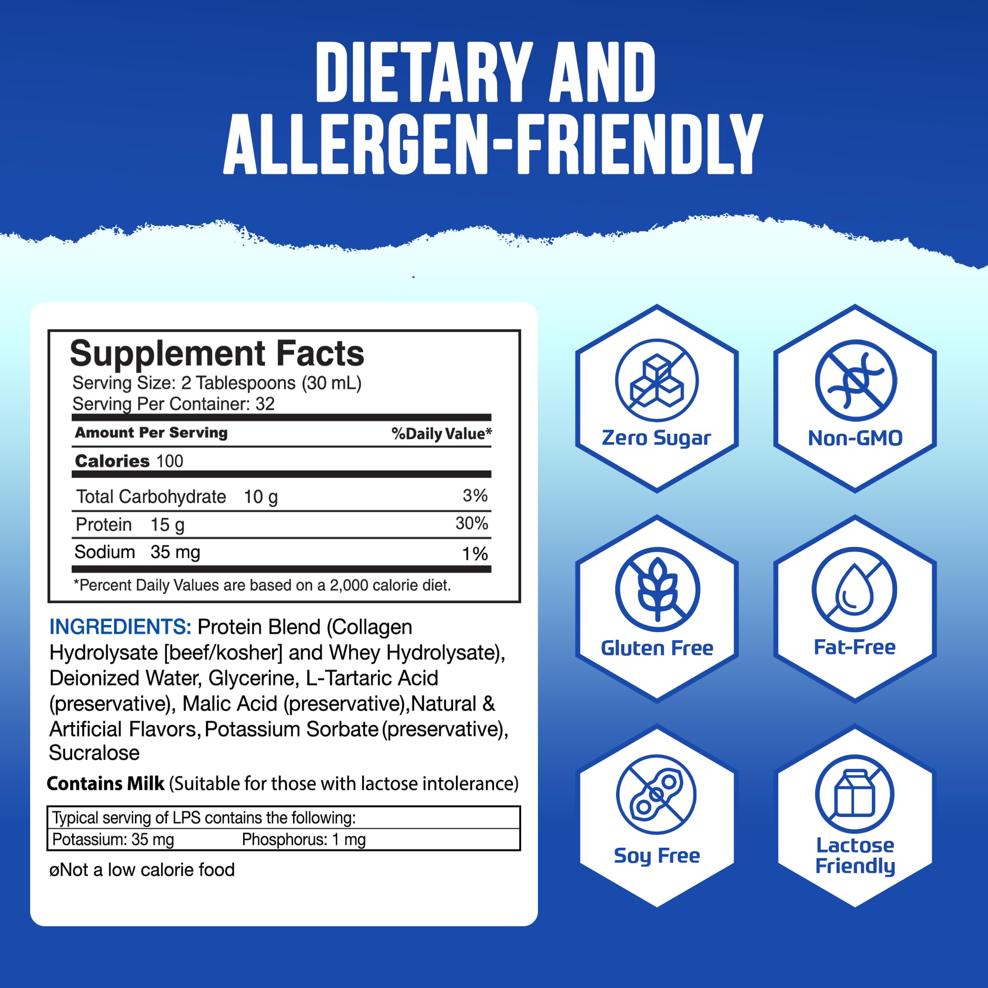 Nutritional Designs LPS on-the-go bottle design suitable for travel workouts.