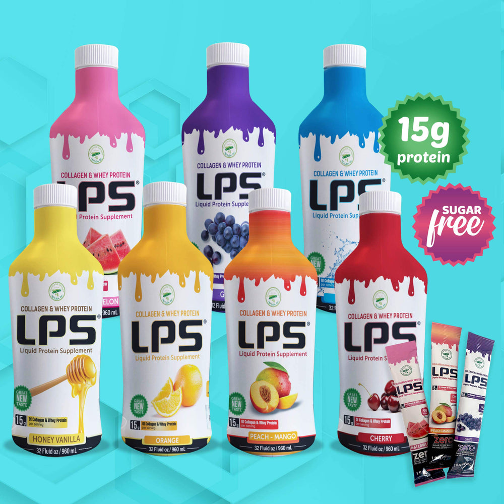 Nutritional Designs LPS label emphasizing 15g protein per serving