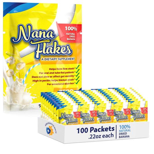 Nutritional Designs Nana Flakes package closeup for on-the-go meals