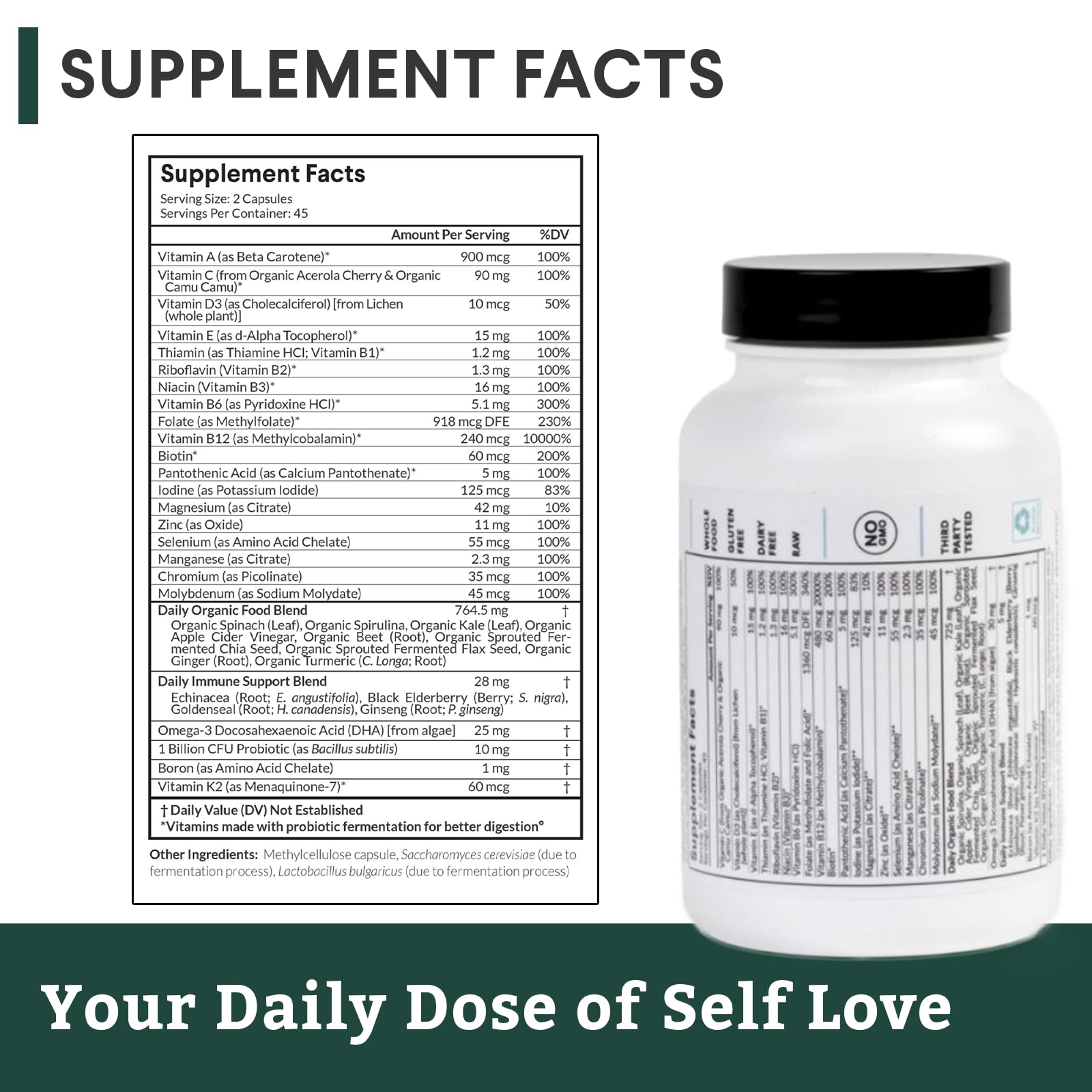 Nutritional Roots fermented vitamins and probiotics indicate absorption benefits