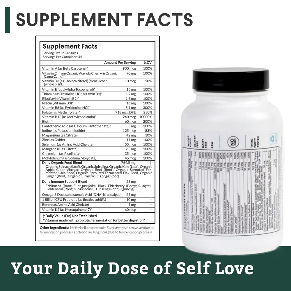Nutritional Roots fermented vitamins and probiotics indicate absorption benefits