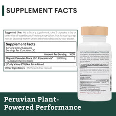 Nutritional Roots Maca 10x gelatinized process improves absorption.