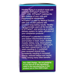 Healthy Aging NT Factor bottle label showcasing membrane-supporting formulation