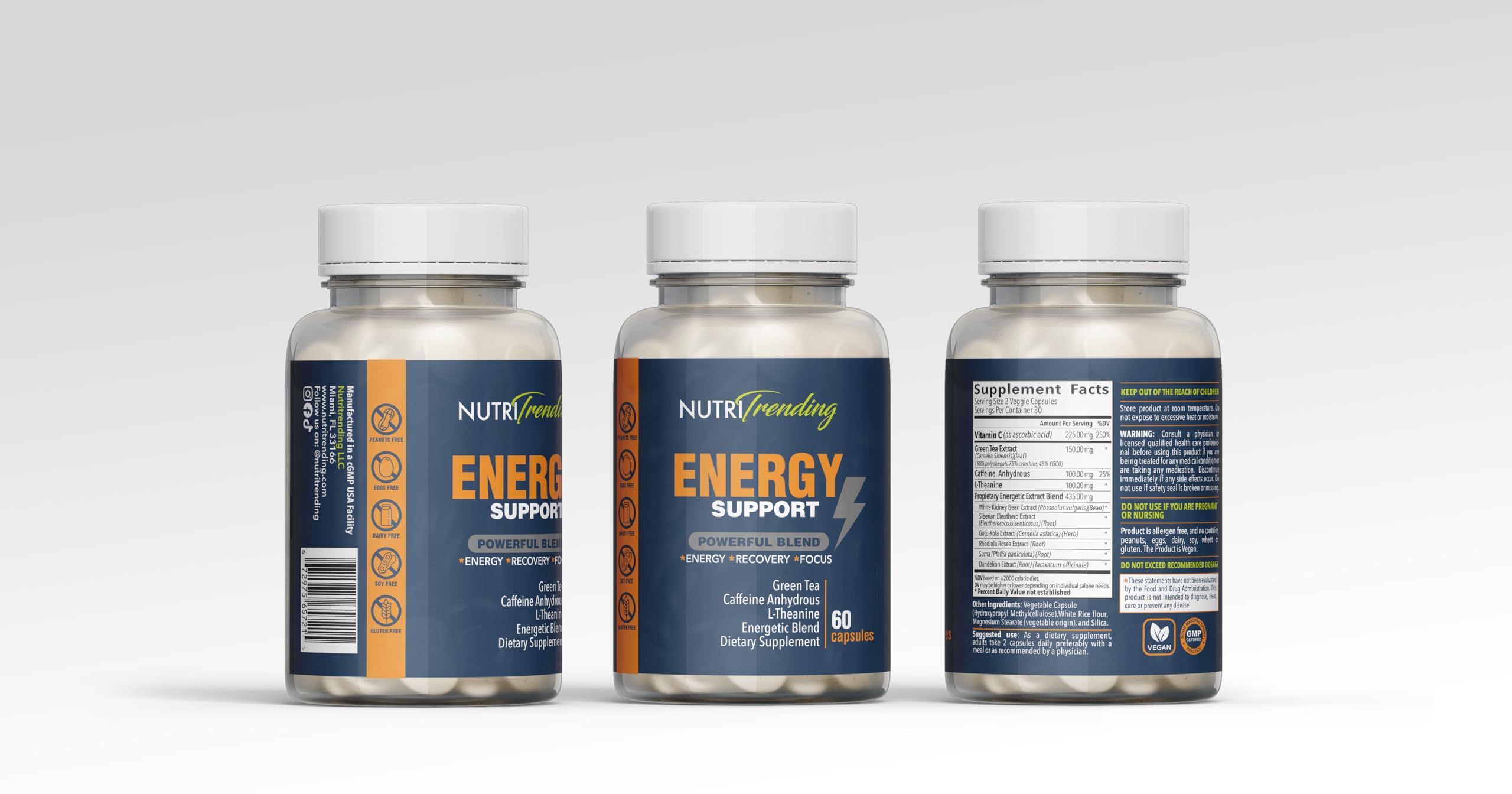 NutriTrending Energy Support gym bag scene for on-the-go energy.