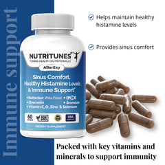 Nutritunes AllerEzy capsules daily-use for routine wellness.
