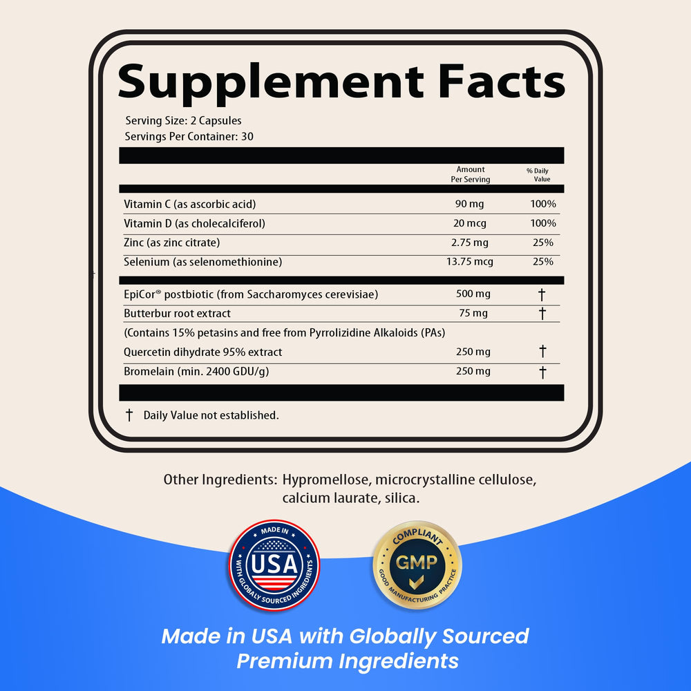 Nutritunes epicor postbiotic highlighted for immune support.