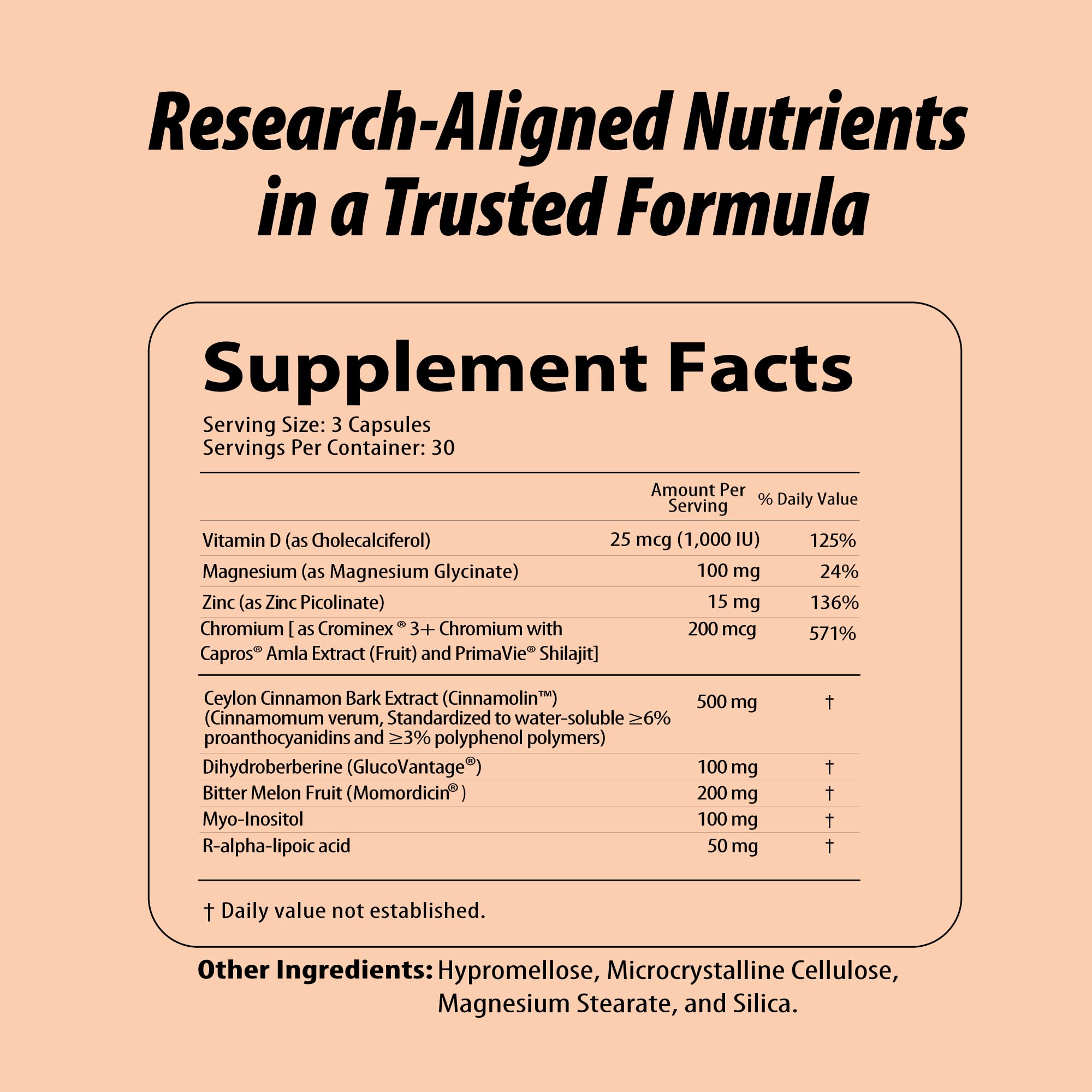 Nutritunes myo-inositol capsules showcasing metabolic balance support.