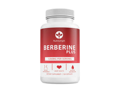 Nutriumph Berberine Plus bottle with a potent metabolic support blend.