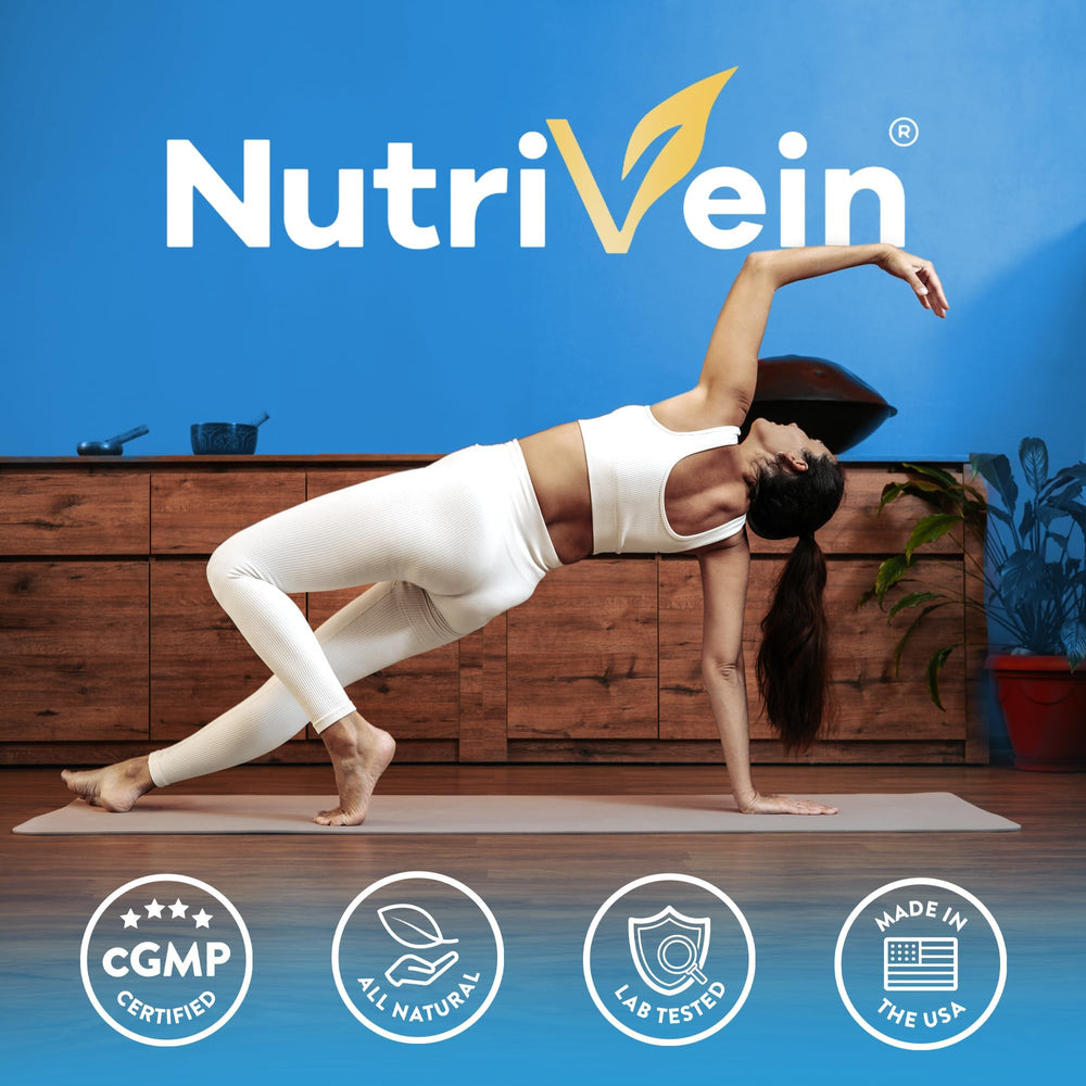 Nutrivein liposomal glutathione bottle on a clean backdrop for vitality support
