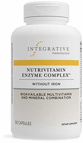 NutriVitamin Enzyme Complex dairy-free label.