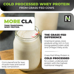 Nutrology cold-processed whey label highlights nutrient preservation