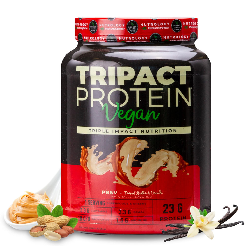 Nutrology TripAct bottle being poured for a quick post-workout shake