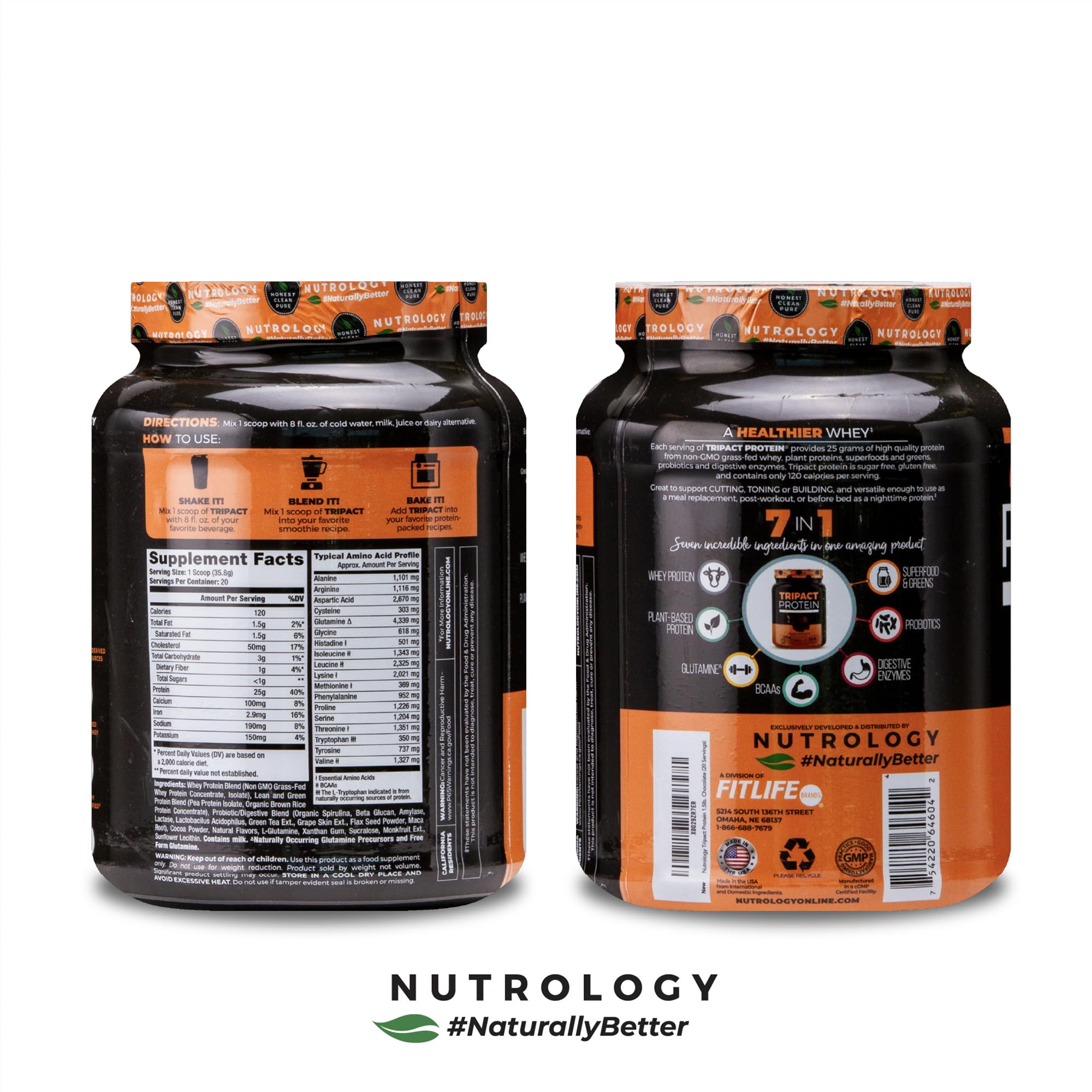 Nutrology Tripact offers a clean label with no soy or gluten.