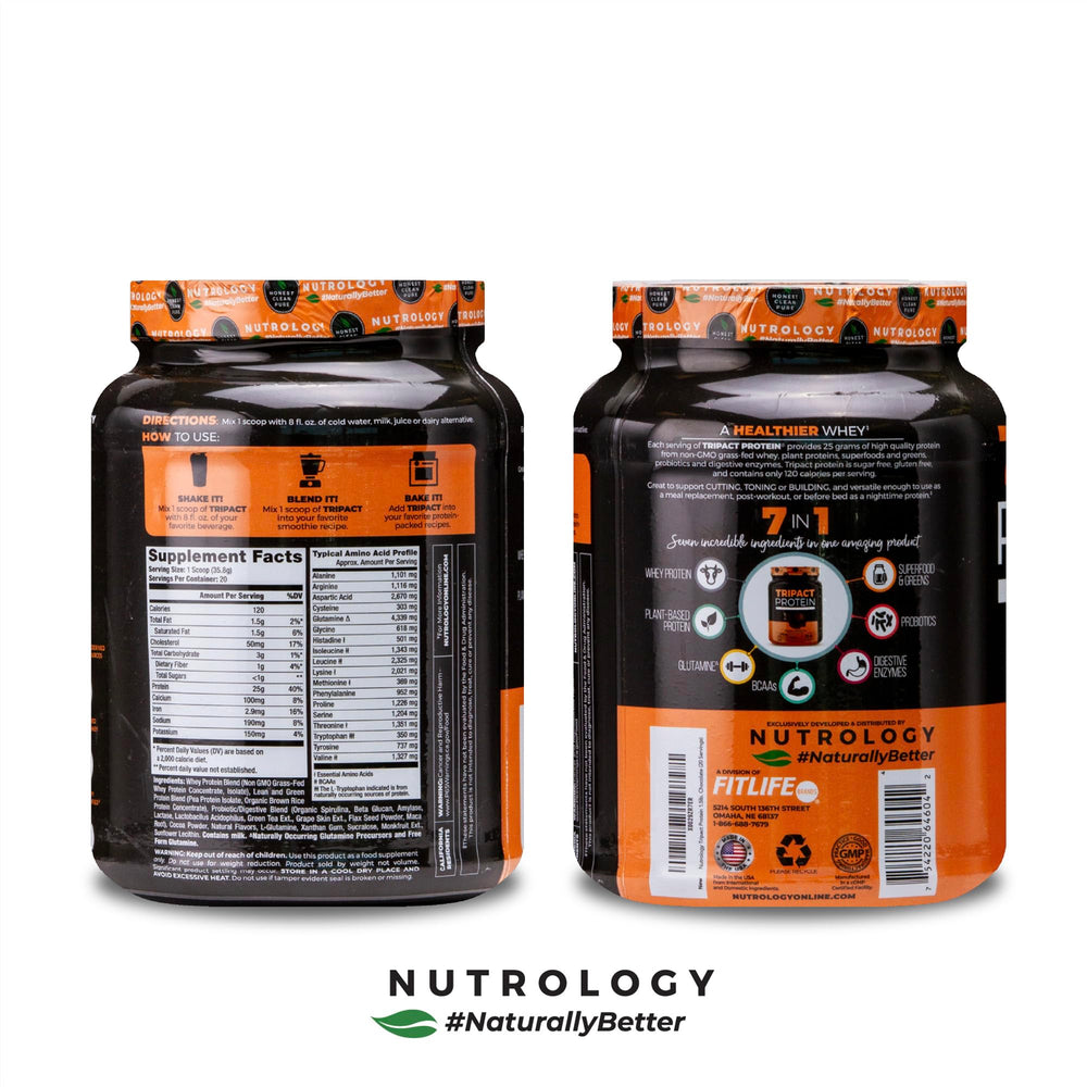 Nutrology Tripact offers a clean label with no soy or gluten.