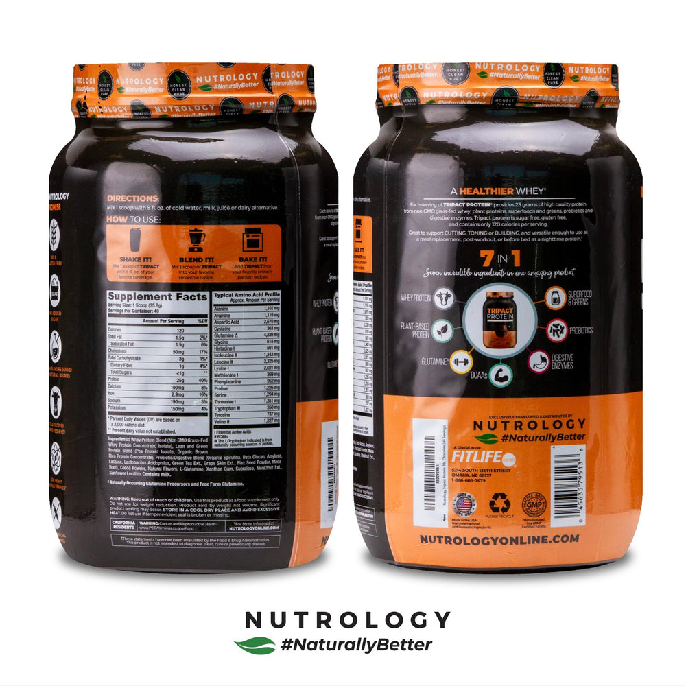 Nutrology TRIPACT probiotic blend aids gut comfort and digestion