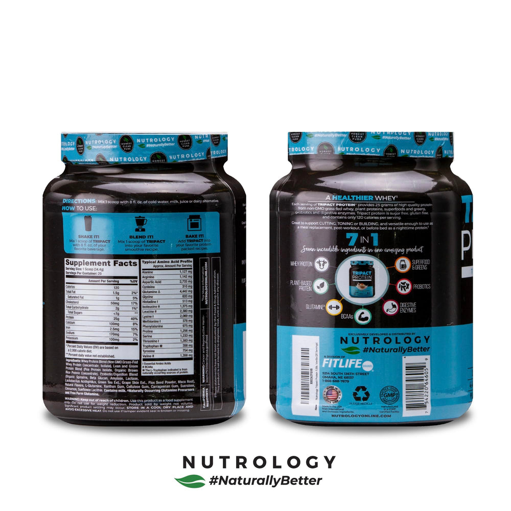 Nutrology TRIPACT flax seed powder demonstrates fiber-rich digestive aid