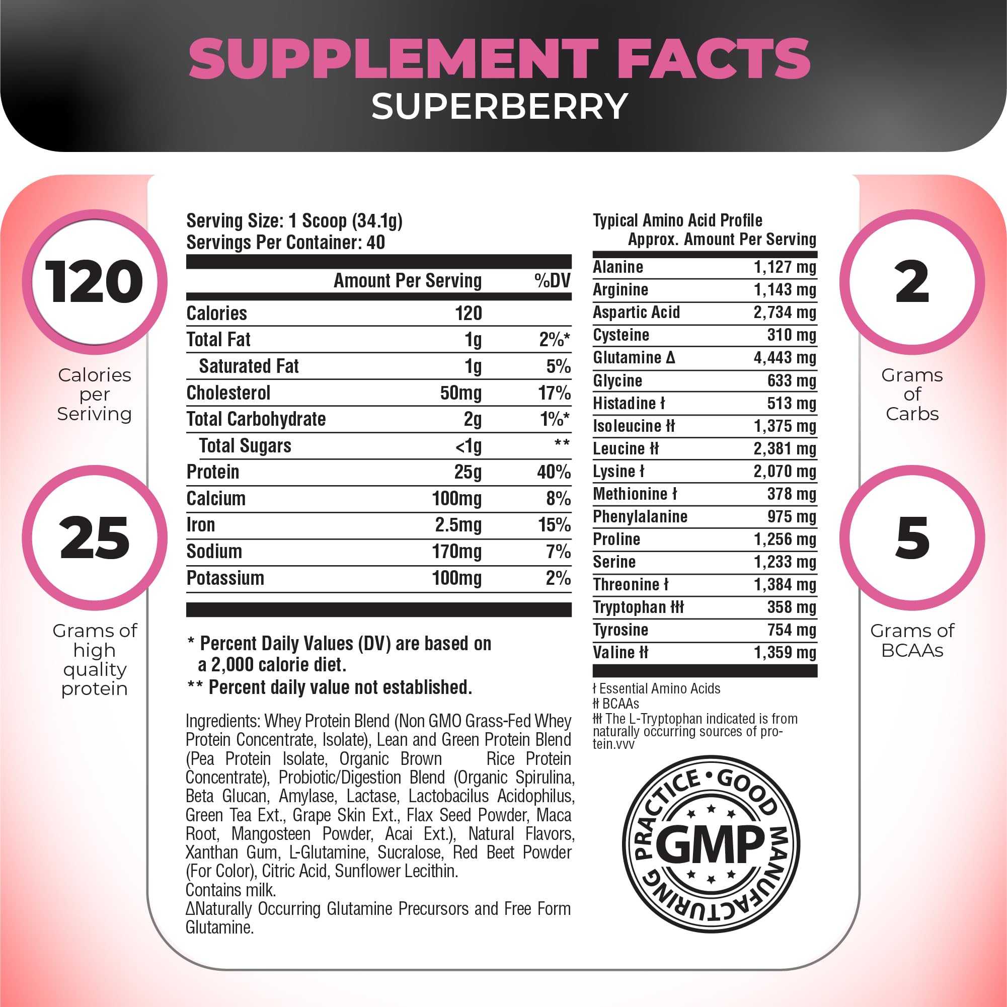 Nutrology TRIPACT protein powder scoop for easy portion control and quick shakes.