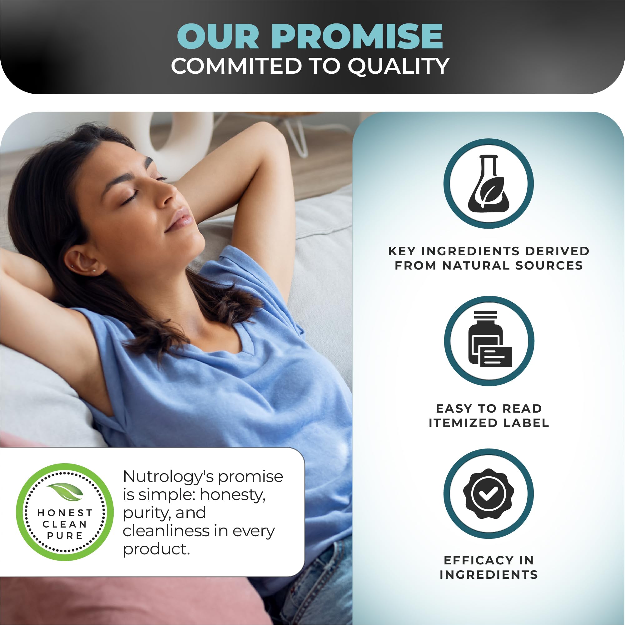 Sleep scene with Zen Restore capsules and a glass of water for bedtime routine
