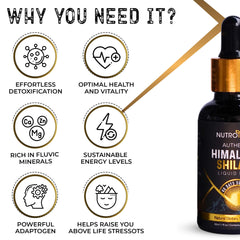 NutroTonic Himalayan origin wild-crafted shilajit resin with rich minerals